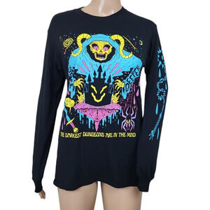 Wizard of Blarg "Dungeon Minded" Long Sleeve Tshirt Unisex Size Small
